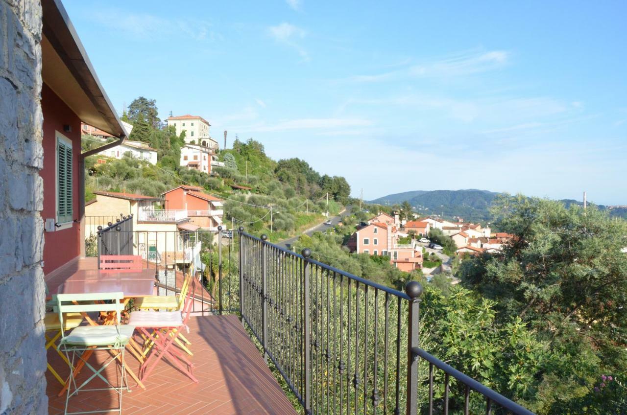 La Casa Con Vista Di Emma Apartman Vezzano Ligure Kültér fotó